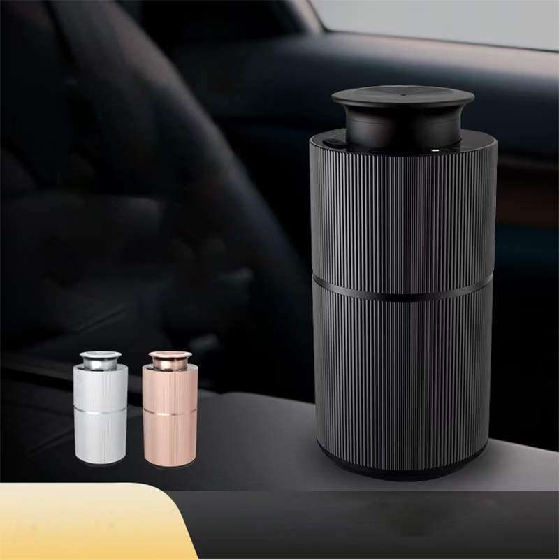 Home Fragrance Ideas - メタルボディスマートカーディフューザー ポータブル充電式水なしアロマネブライザー 家庭用オフィス用エッセンシャルオイルフレグランスマシン
