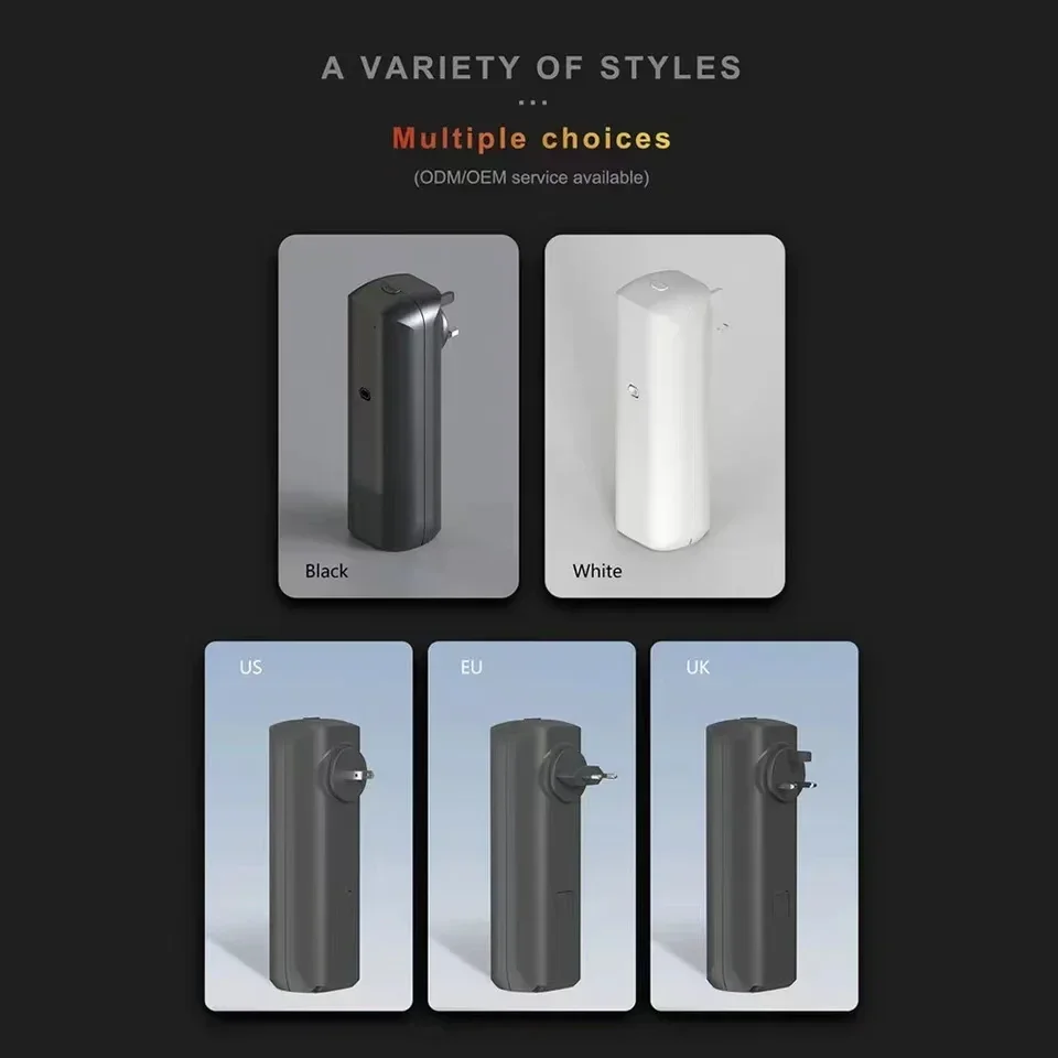 Home Fragrance Ideas - 壁掛け式プラグインエッセンシャルオイルディフューザー、フレグランス、香り、空気清浄機、Bluetoothアプリ制御付き、家庭用、オフィス用