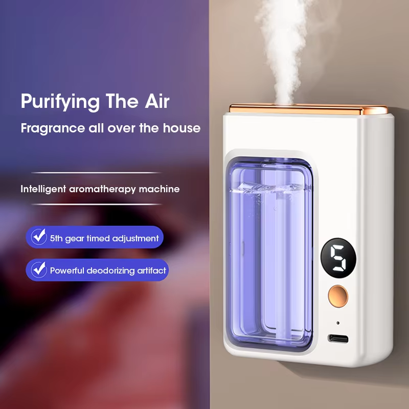 Home Fragrance Ideas - 40ML 自動ホームフレグランスマシン エッセンシャルオイルディフューザー ネブライザー 香水香りマシン キッチンとトイレの消臭に