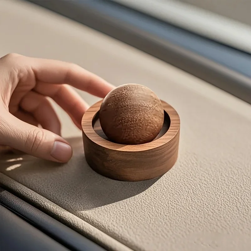 木製ボールエッセンシャルオイルディフューザー車と家庭用の両用 - Home Fragrance Janzen のレビューと価格