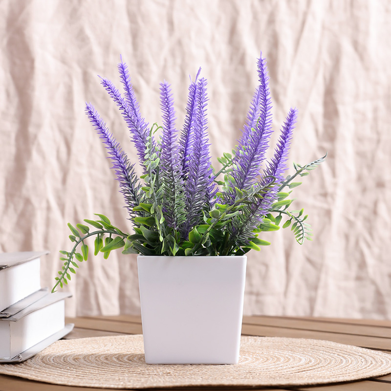 1 個 - シミュレーションラベンダーポット、家の装飾、オフ - Potpourri Dried Flower のレビューと価格