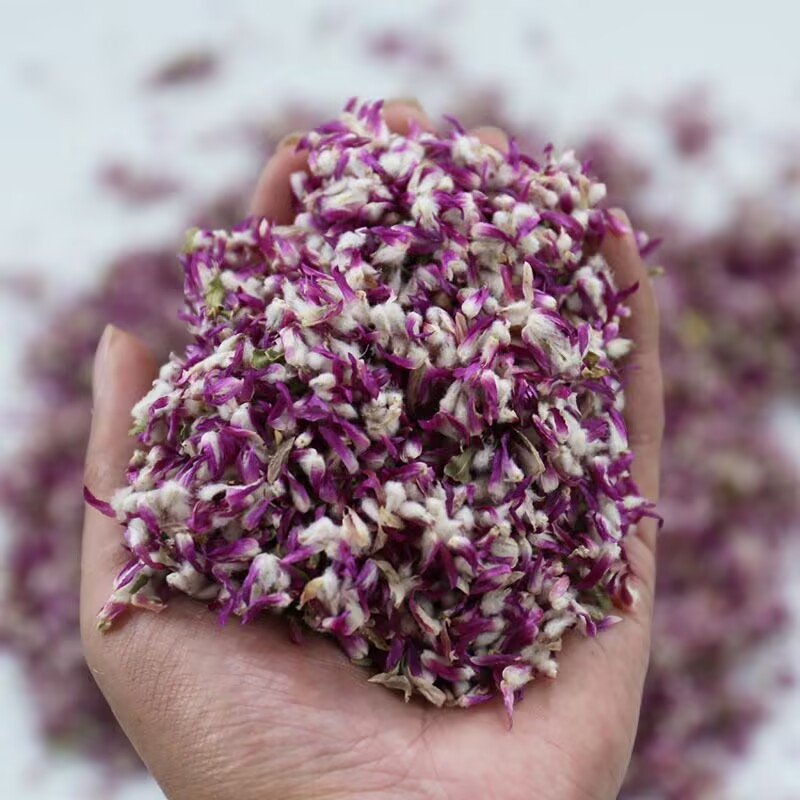 天然紫球アマランサス赤梅の花の乾燥花びらDIYクラフトウェデ - Potpourri Dried Flower のレビューと価格