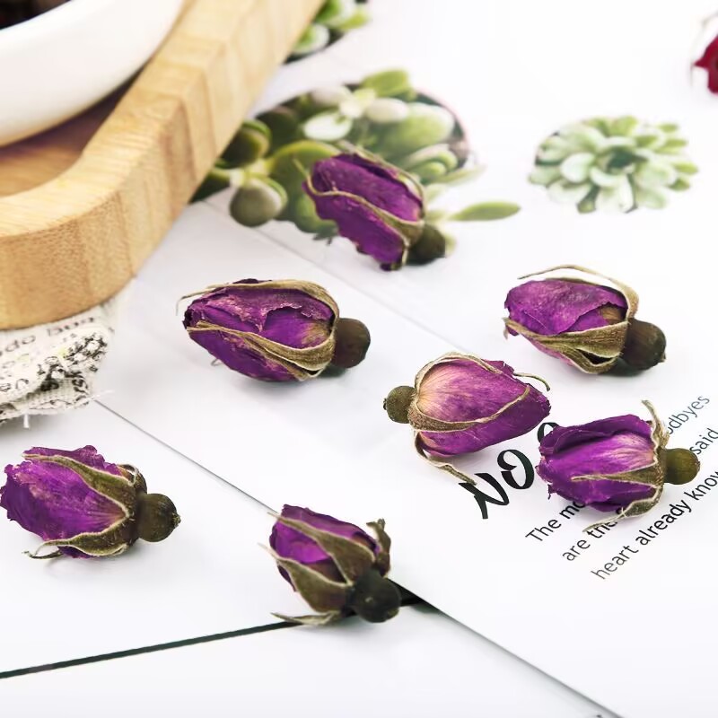 100%天然ドライフラワー 赤紫ピンクの乾燥バラのつぼみ ウ - Potpourri Dried Flower のレビューと価格