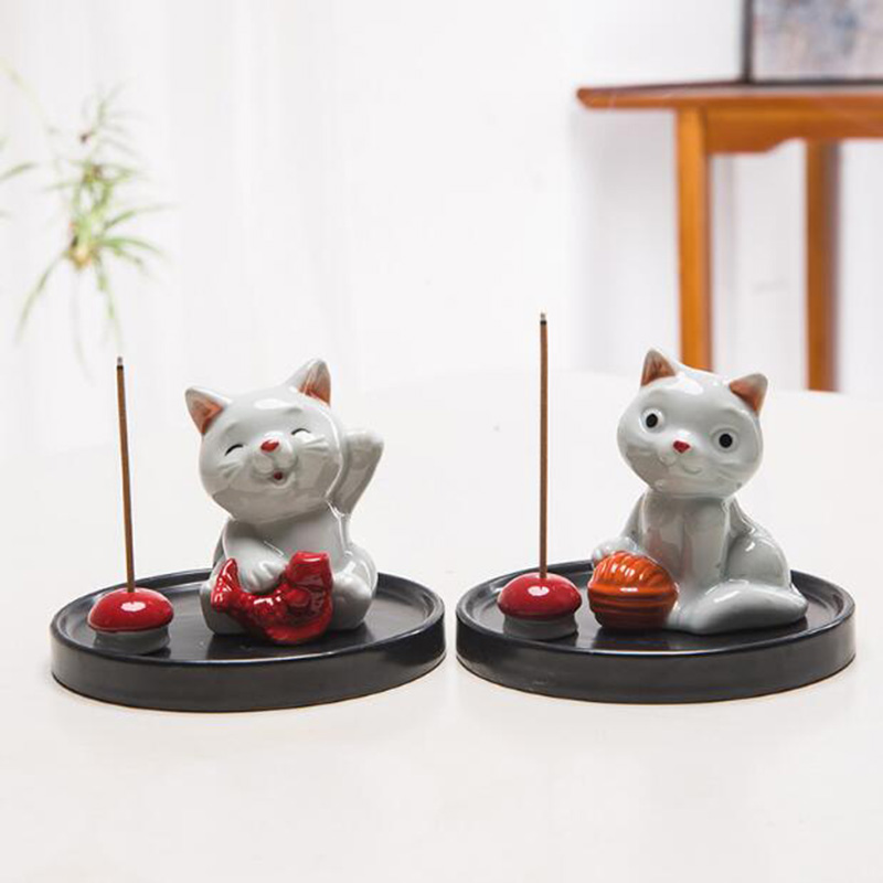 猫のための創造的な香りバーナー,かわいい香りの香炉,フレグラ - In Home Fragrance Products のレビューと価格