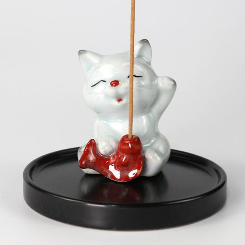 猫のための創造的な香りバーナー,かわいい香りの香炉,フレグラ - In Home Fragrance Products のレビューと価格